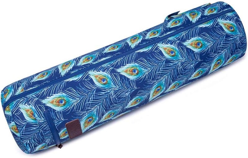 Fremous Yoga Mat Bag,Full-zip Exercise Yoga Mat Canvas Carry Bag for Women and Men - Double Storage Pocket,Easy Access Zipper, Adjustable Shoulder Strap and Handle,Fits Most Mat - Image 2